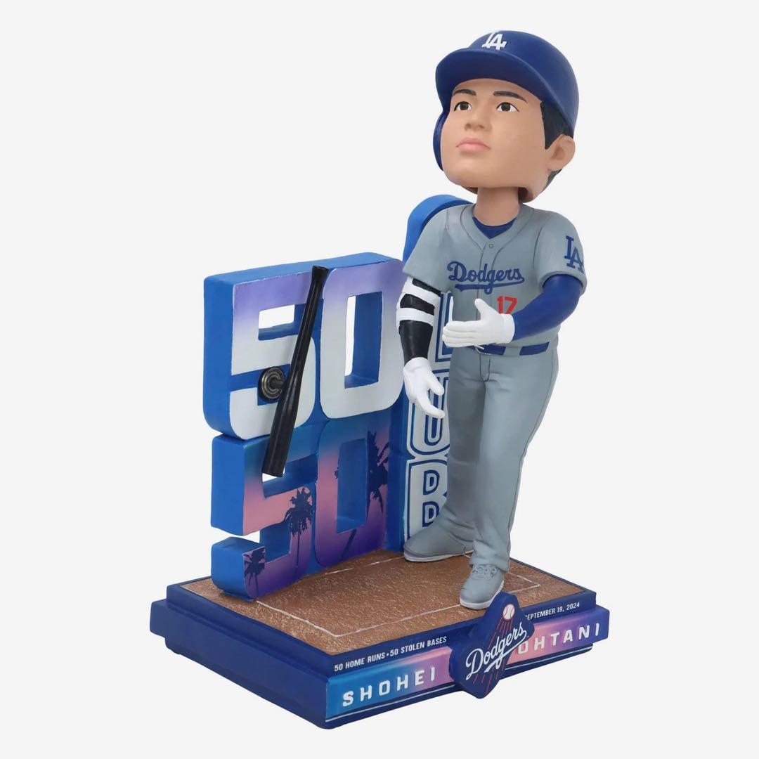 【世界150個限定】大谷翔平 50/50 達成記念 バットフリップ ボブルヘッド