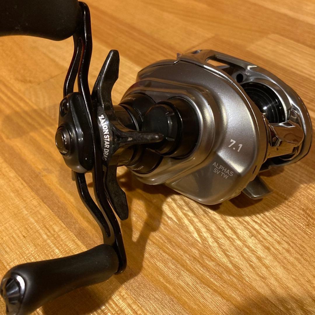 ALPHAS SV TW 800S-HL 7.1 ベイトリール 左ハンドル
