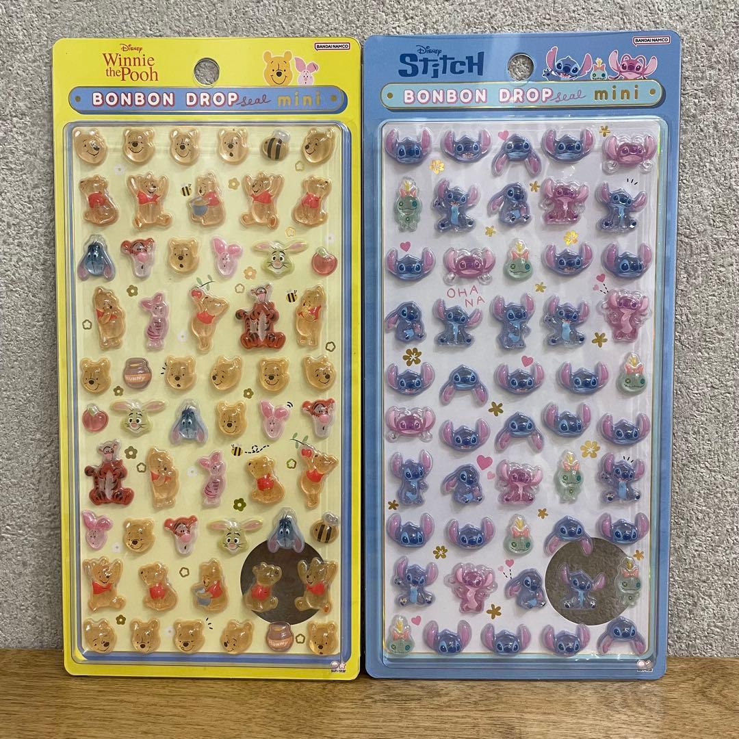 【正規品】 ディズニー ボンボンドロップシール mini全種類セット