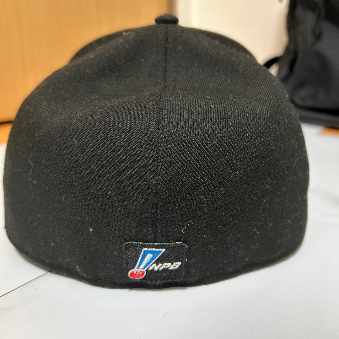 New Era 59FIFTY TG ブラックキャップ 7 3/8