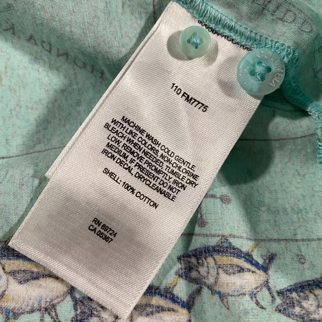Columbia PFG 総柄フィッシングシャツ