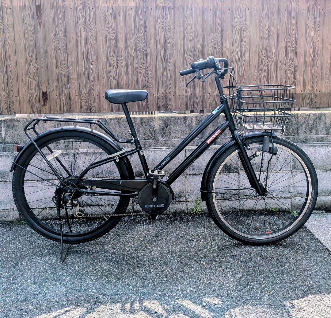 直接取引限定　coghorn26×1.95h安定タイヤ外装6段変速つき中古自転車