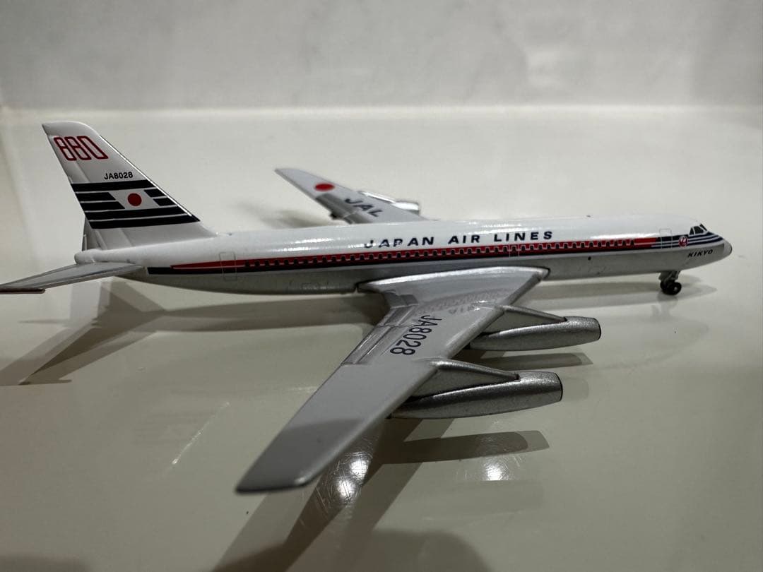 エアロクラシックス製日本航空CV-880 1/400スケールダイキャストモデル
