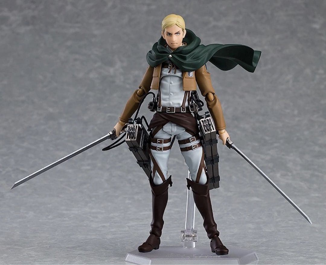 【新品未使用】進撃の巨人 figma エルヴィン&白馬・リヴァイ・黒馬セット