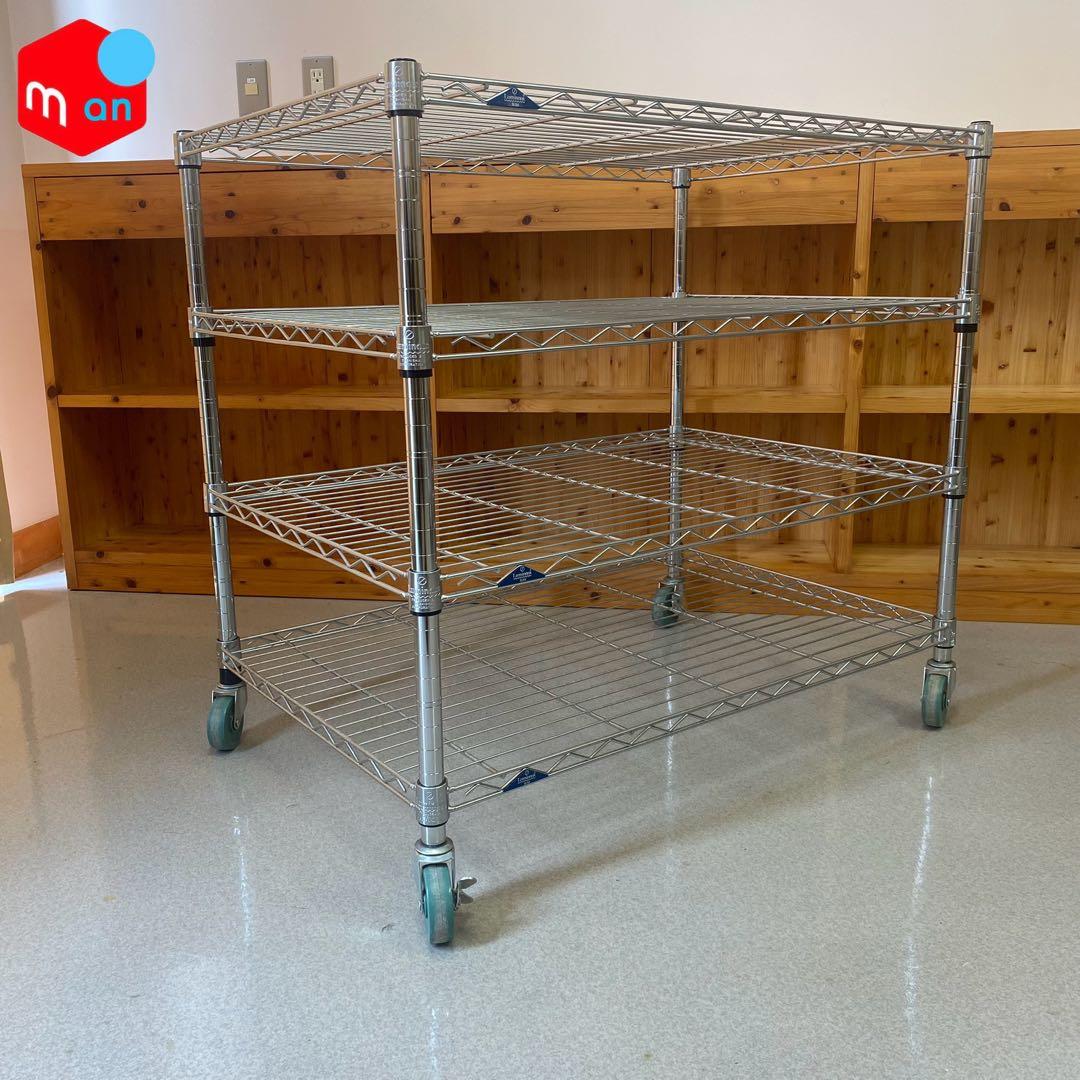 耐荷重ステンレス製ラック（91×61㎝）棚板 ×４枚