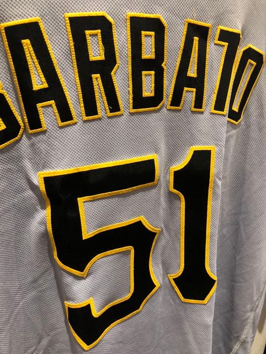 MLB ジョニー・バーベイト　実使用ジャージ　パイレーツ