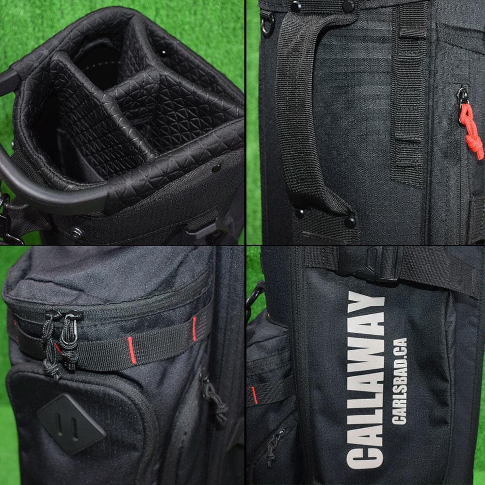 Callaway/キャロウェイ ゴルフ スリムキャディバッグ8.5型【黒】美品！