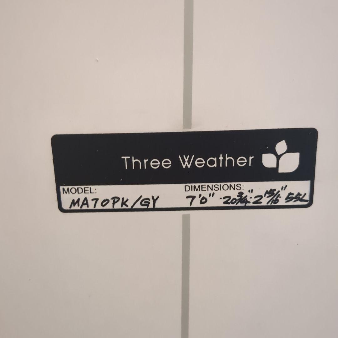 専用交渉中　高浮力7'0スリーウェザーThree Weatherマリブ 55L