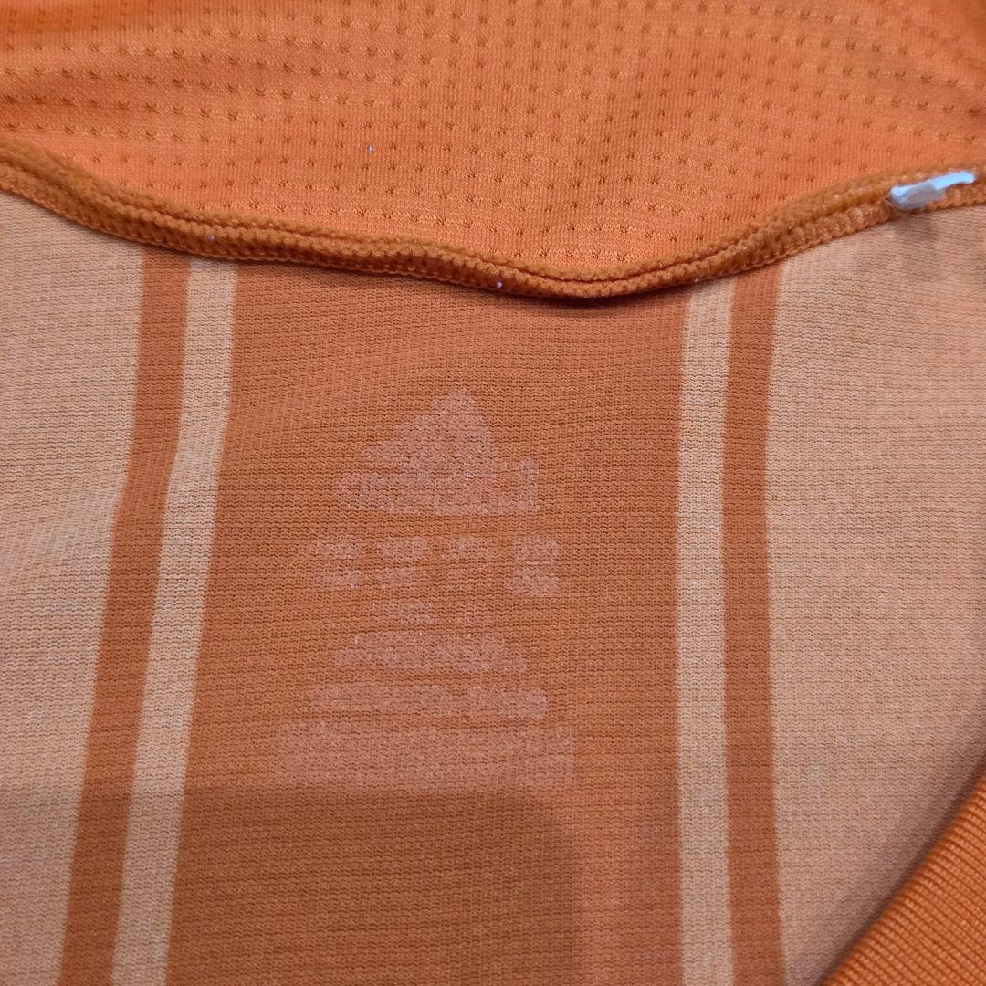 アルビレックス新潟　プラクティスシャツ　長袖　adidas　アディダス　オレンジ