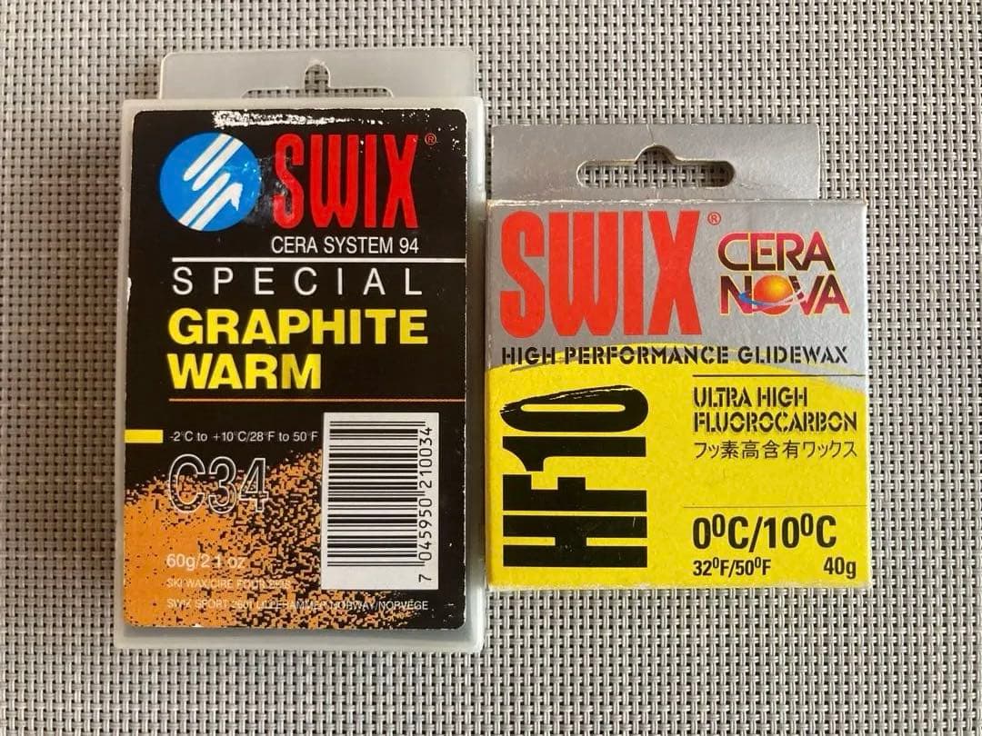 SWIX ワックスSP滑走セット 新品未使用。ベース、L F、H F、セラ FC