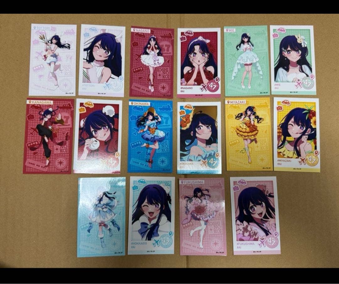 推しの子 47都道府県 ミニブロマイド アイ 8都道府県 雪まつり 先行