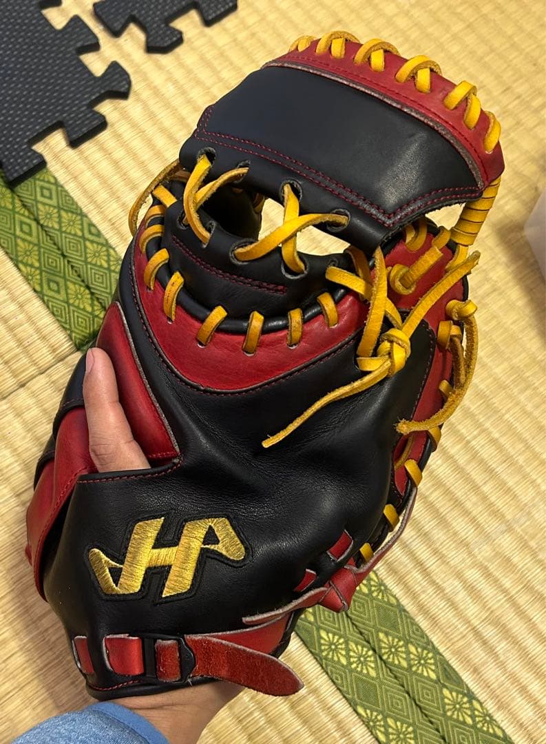 ハタケヤマ　キャッチャーミット　甲斐拓也モデル　軟式用　型番TH-SH62