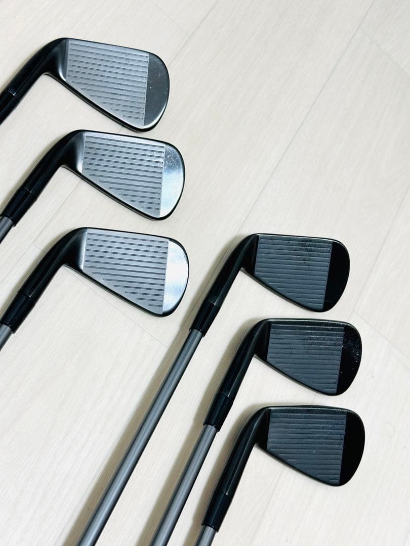 X FORGED STAR BLACK◆ MCI ブラック 80-R 6本セット
