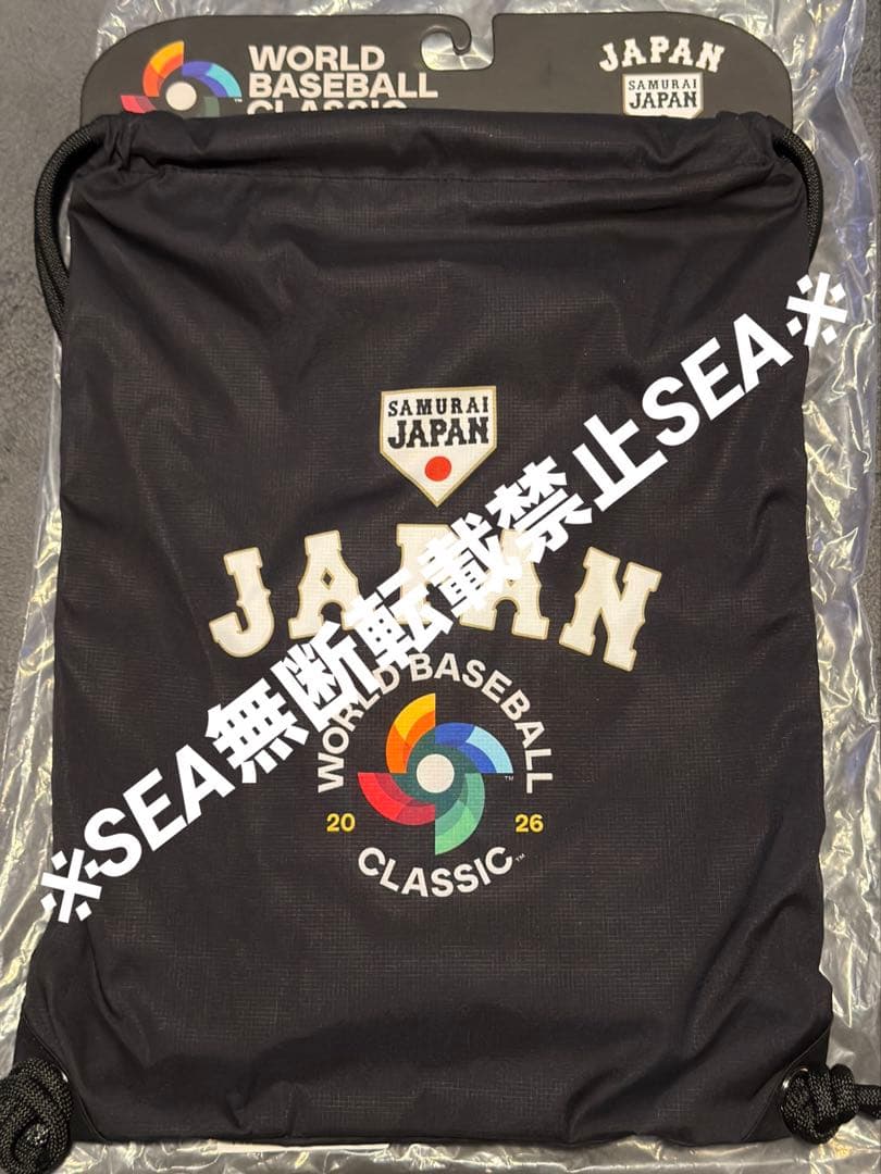 2026 WBC 大谷翔平 ナップサック　侍ジャパン　オフィシャルストア即完売②