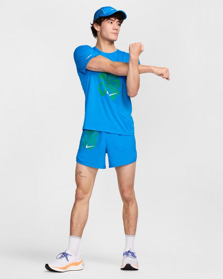 ナイキ ランニング Tシャツ 半袖 ストライド ショートパンツ 上下 ランパン