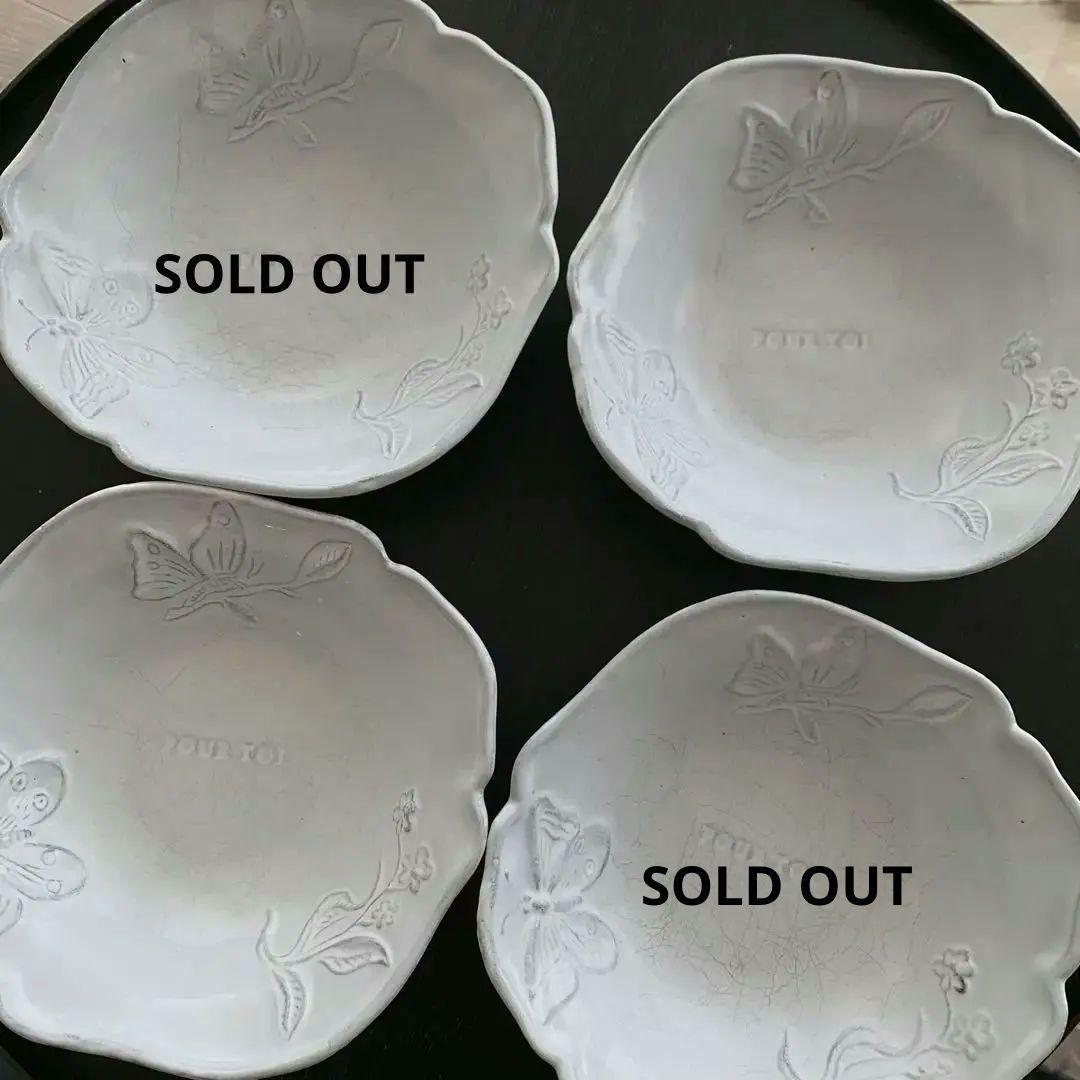 Astier de Villatte フルール スモールプレート　1枚