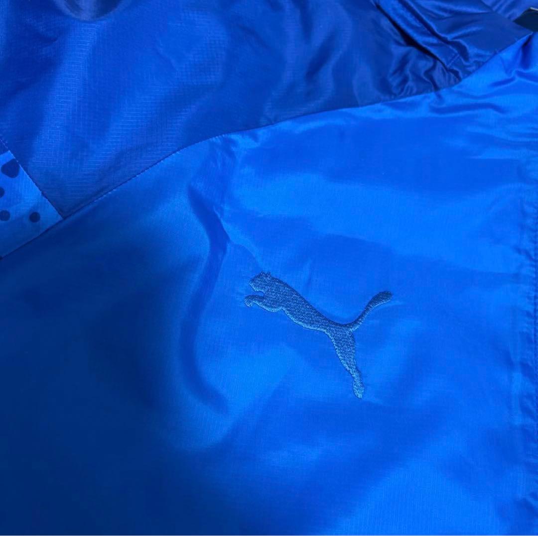 プーマ　PUMA TEAMCUP パデットジャケット　ブルー　サイズM