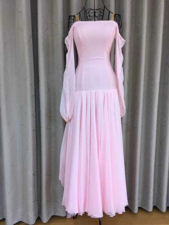 ゆ*う様 新品 ベビーピンク♡スタンダードドレス♡ミニデモに