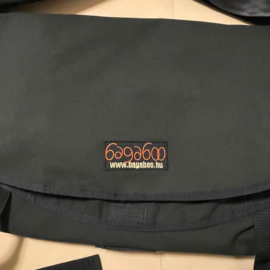 bagaboo メッセンジャーバッグ 黒　blue lug メッセンジャー
