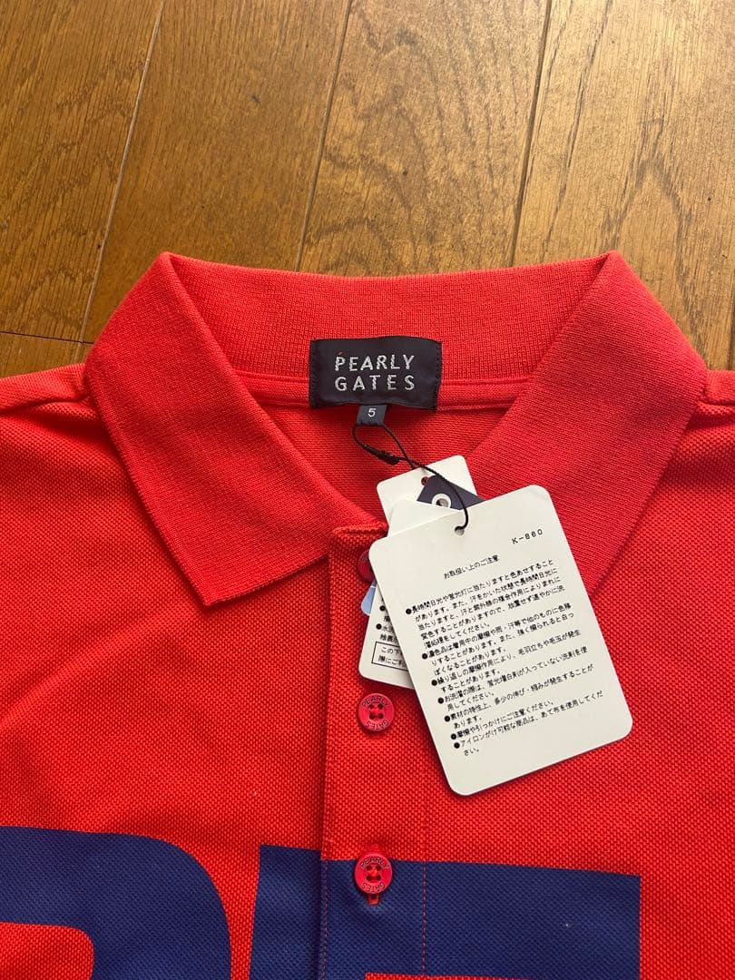 新品未使用品　PEARLY GATES ポロシャツ サイズ5(L)