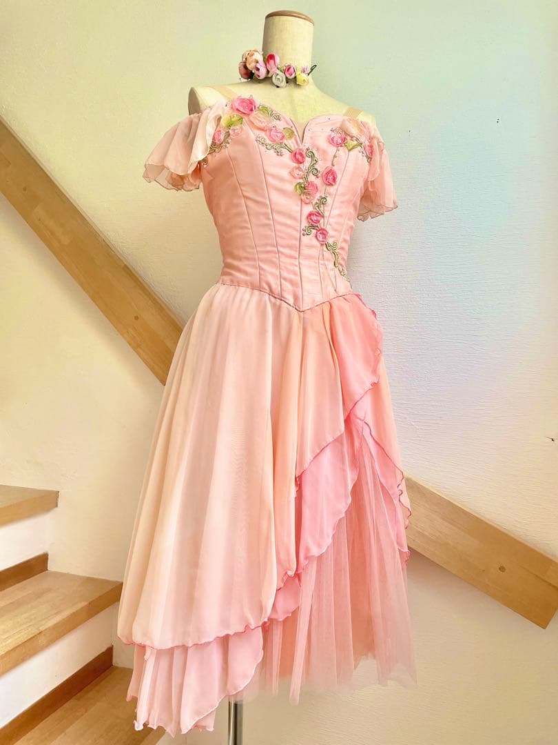 バレエ衣装　LSサイズ　ピンク系