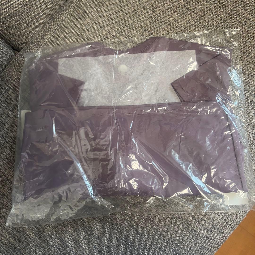 SUKALA LAVAリントスル カップ付きクロップドTee ボルドー Sサイズ