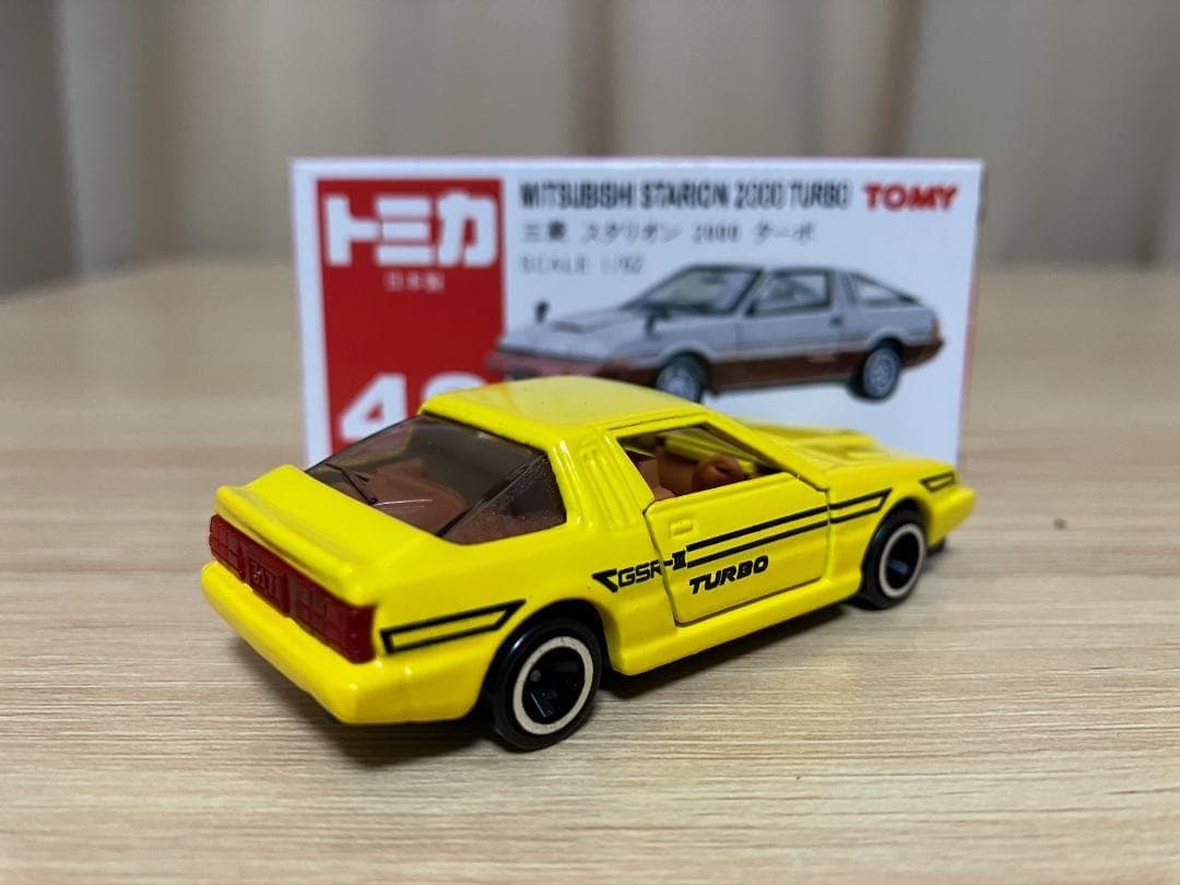 日本製トミカ　赤箱48　三菱スタリオン2000ターボ
