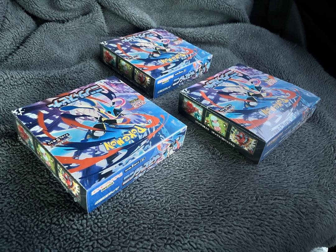ポケモンカード ニンジャスピナー 新品未開封シュリンク付き　3BOX