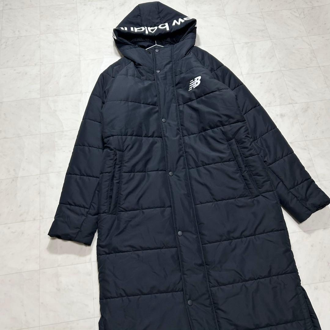 New Balance ニューバランス メンズ 中綿ベンチコート ブラック M