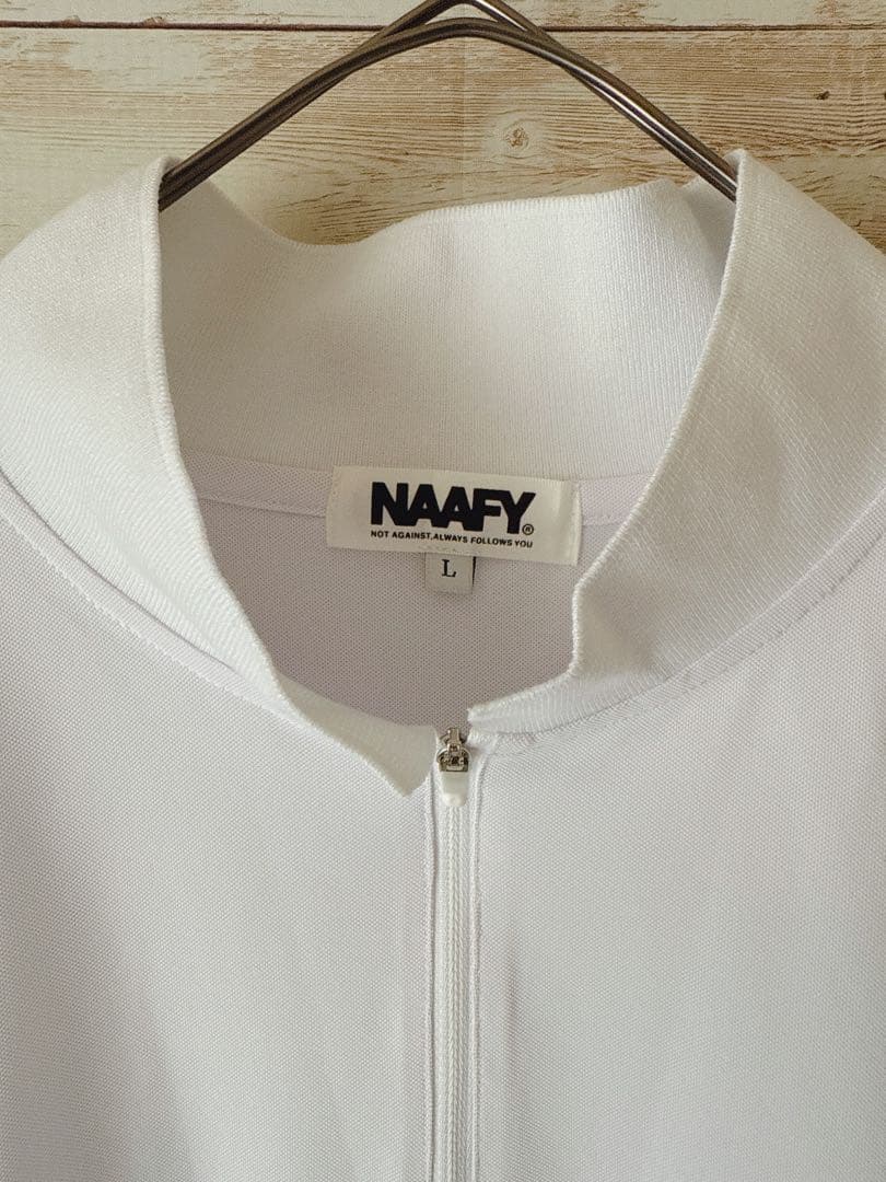 NAAFY POLO HALF ZIP GREEN ハーフジップポロ グリーン