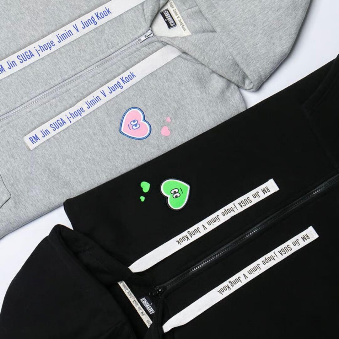 BTSワールド 「公式」ジップアップパーカー スウェットシャツ まとめ売りセット