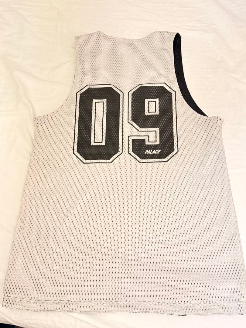ウェア palace MESH REVERSO BORDER VEST BLACK