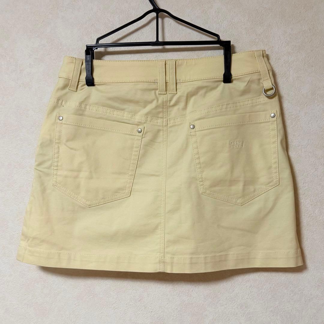 PEARLY GATES ストレッチスカート イエロー