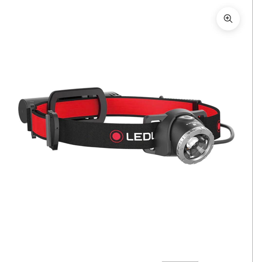 LEDLENSER H8R ヘッドランプ 交換用バンド付き