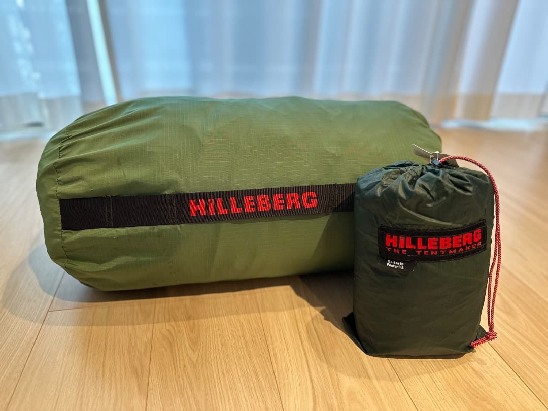HILLEBERG SAITARIS サイタリス　グリーン／純正フットプリント付
