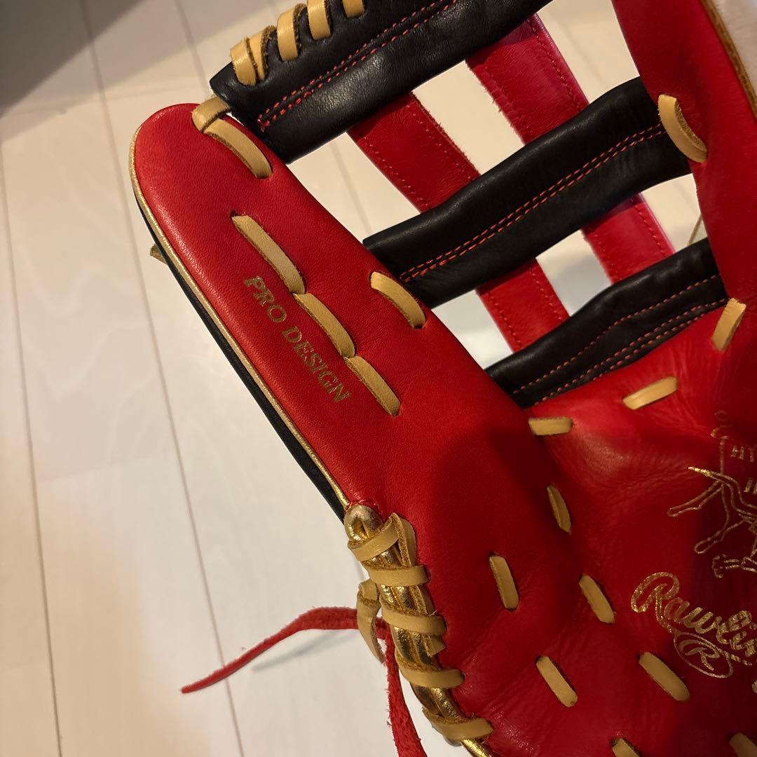 ローリングス HOH GOLD CAMO 限定品 外野用 軟式グローブ