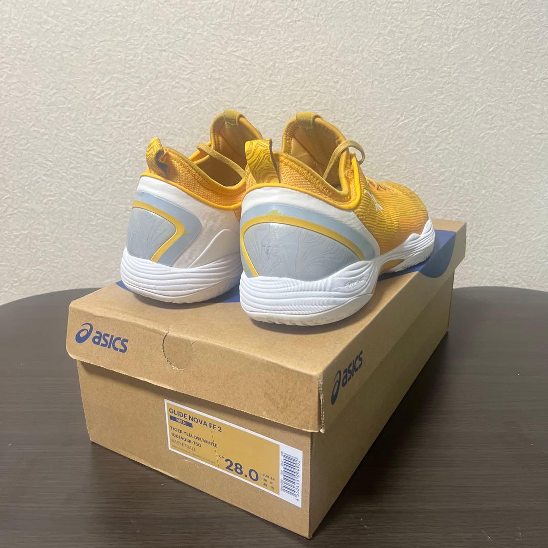 シューズ(男性用) asics GLIDE NOVA FF2 TIGER YELLOW 28cm