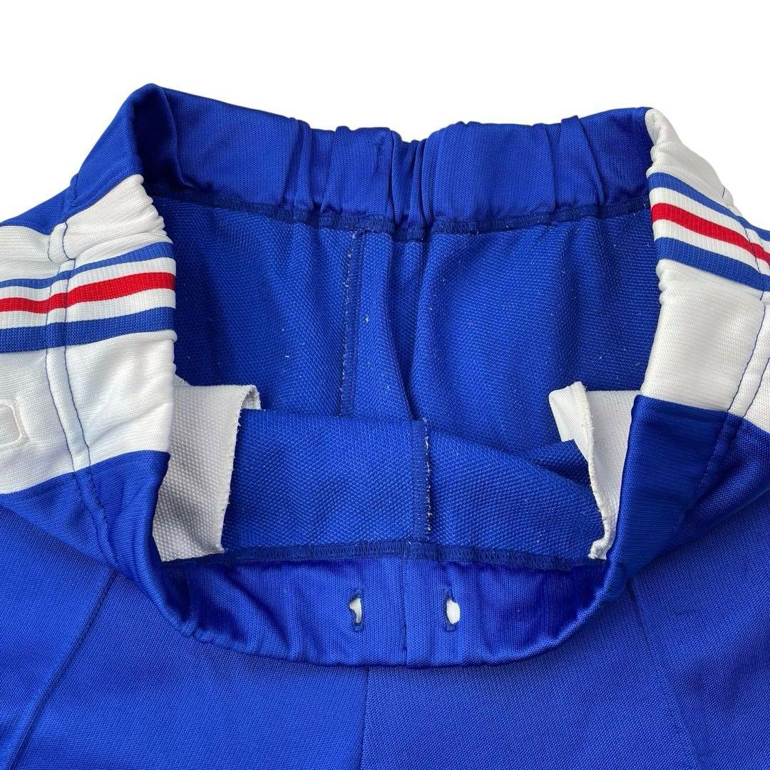 00s adidas トラックパンツ Y2K デサントJASPO O ブルー