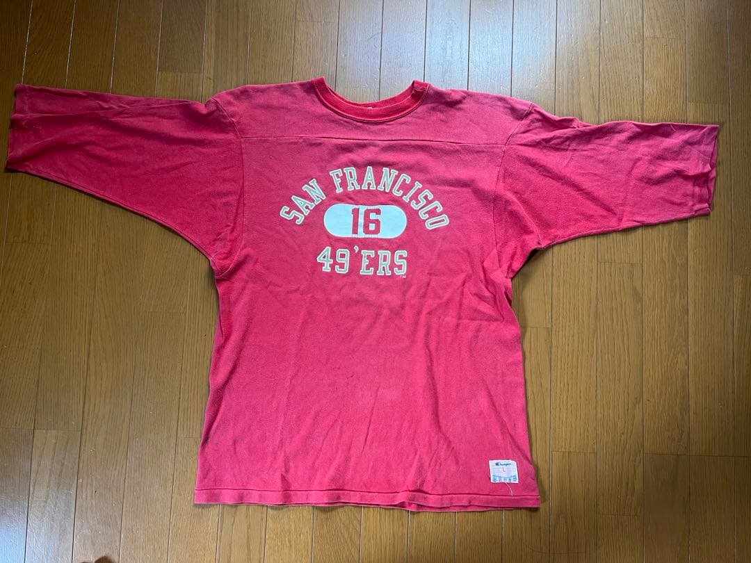 80年代　チャンピオン　フットボールT