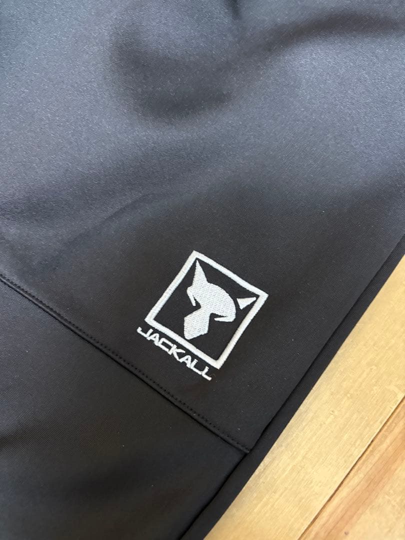 【美品】ジャッカル　ソフトシェルパンツ　ブラック L