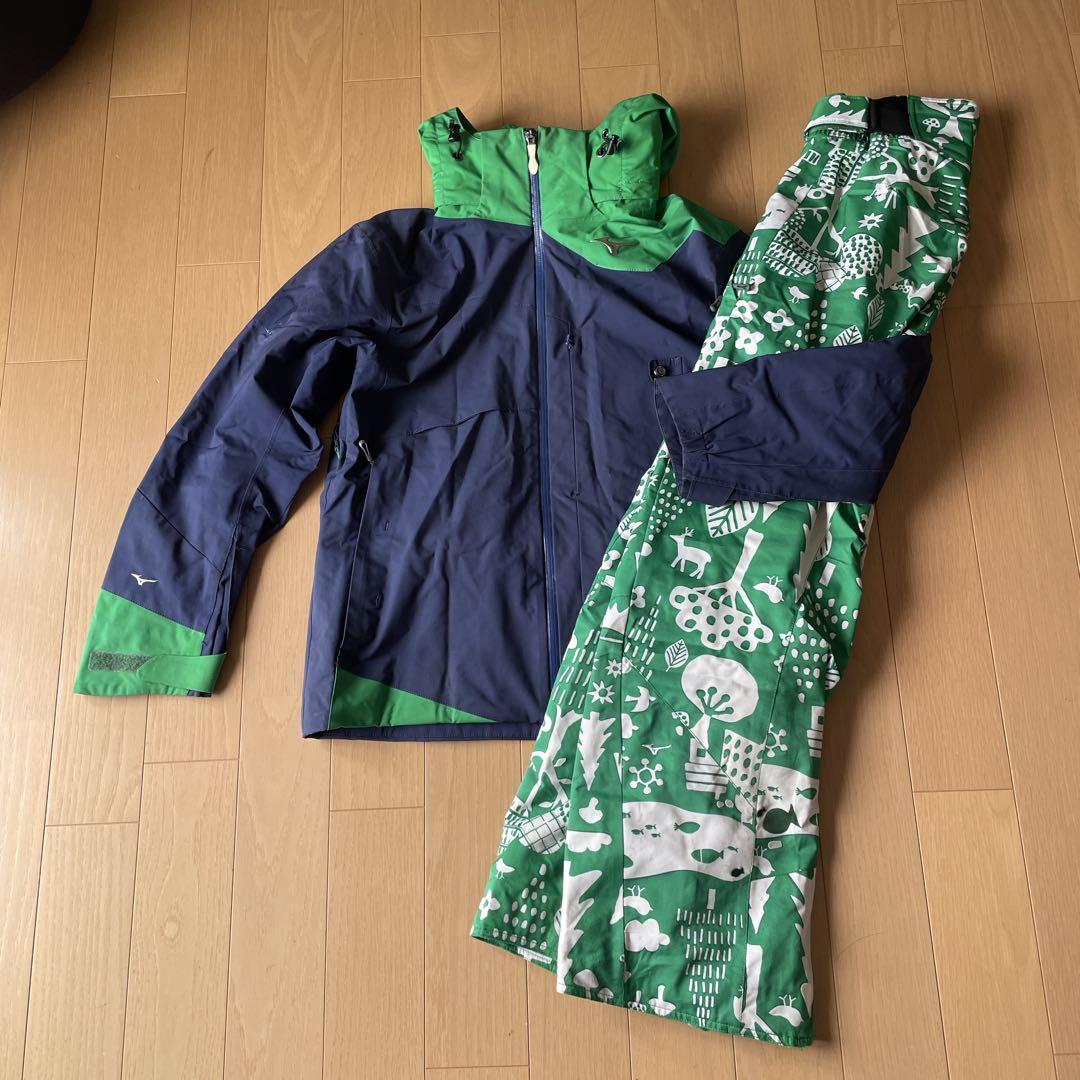 ミズノ MIZUNO スキーウェア 上下セット デモモデル 中古　サイズM/L