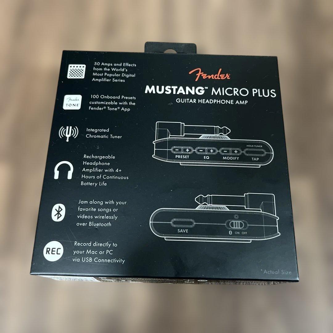 美品アンプ変換アダプター付属Fender Mustang Micro Plus