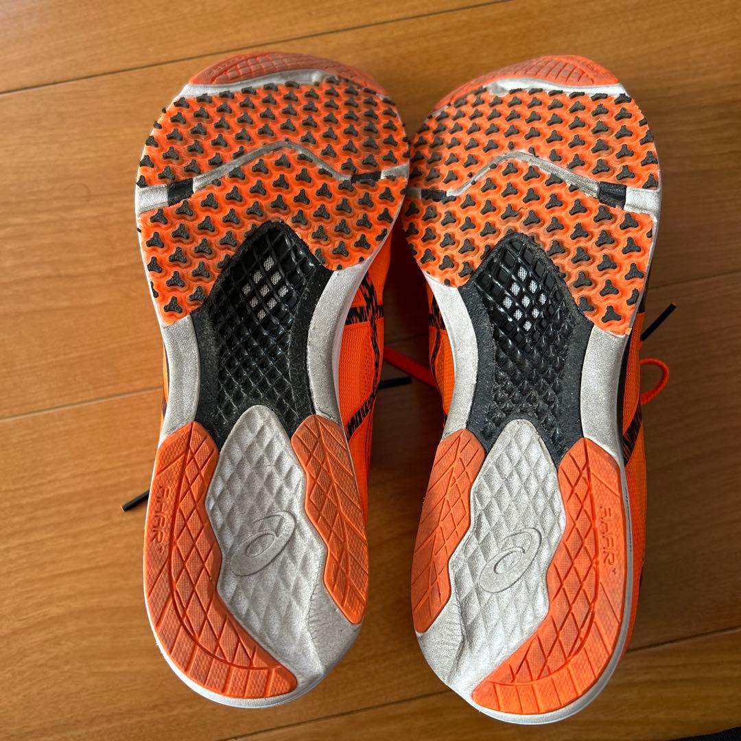 asics SORTIE MAGIC オレンジ スパイクシューズ