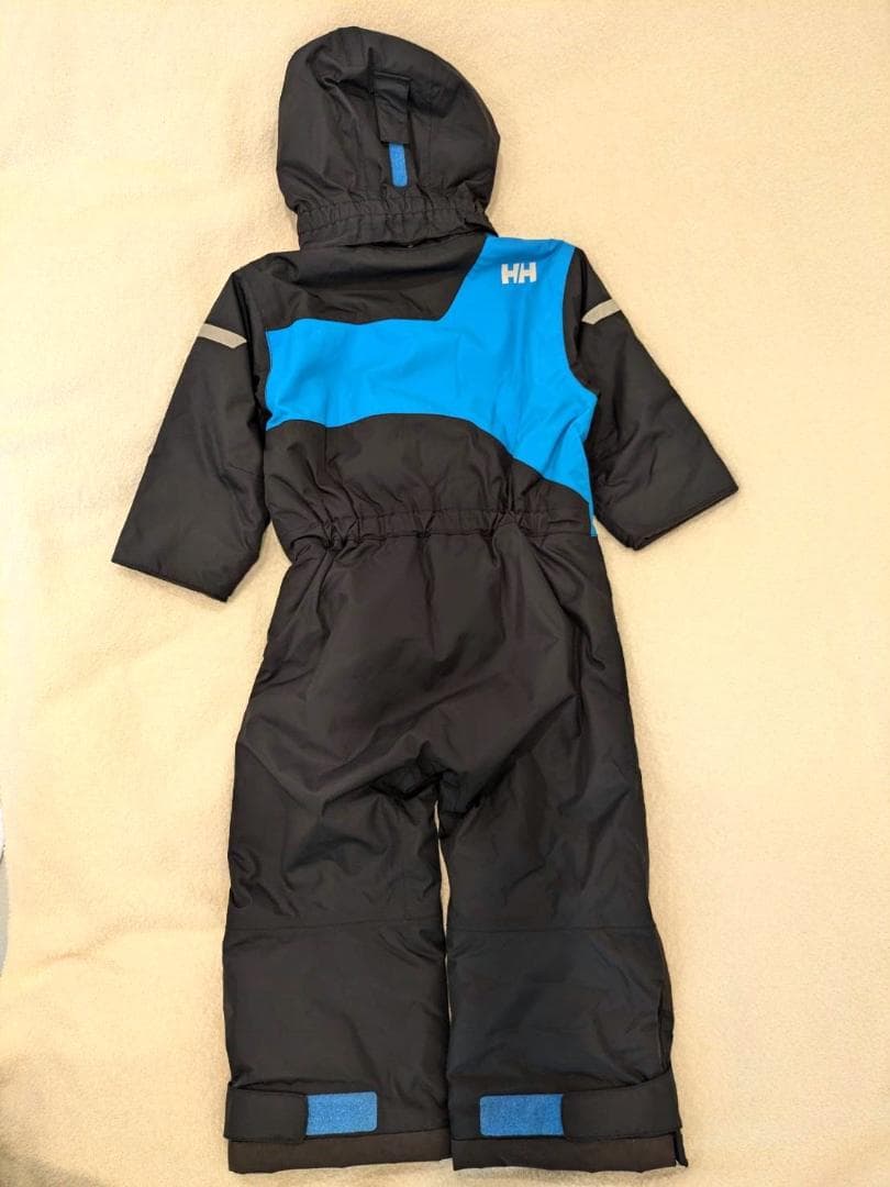【美品】Helly Hansen キッズ スノースーツ／スキーつなぎ 98cm