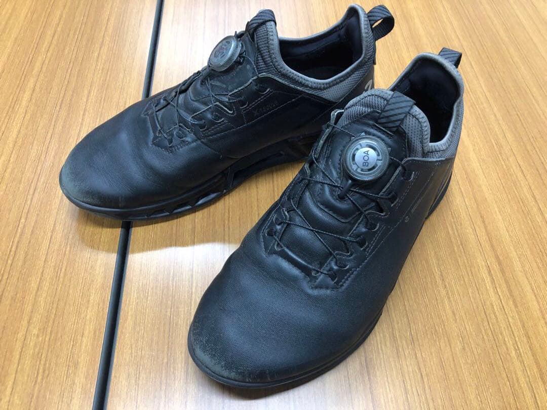 ECCOエコーバイオムC4ボア防水 スパイクレス ゴルフシューズ 2024モデル