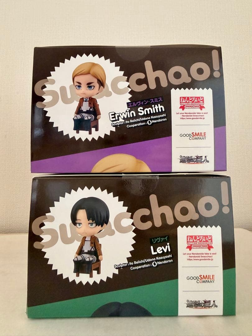 ねんどろいど swacchao！エルヴィン & リヴァイ 進撃の巨人