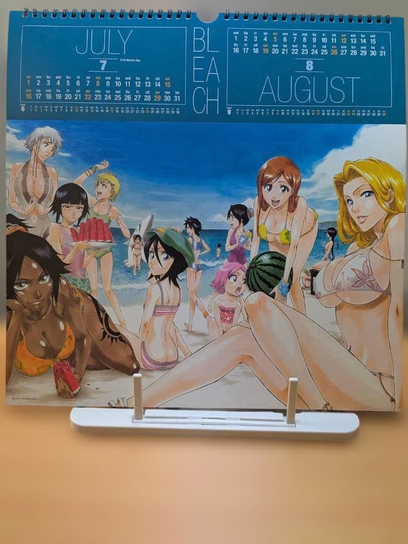 BLEACHのキャラクターが描かれた2007年のカレンダー。