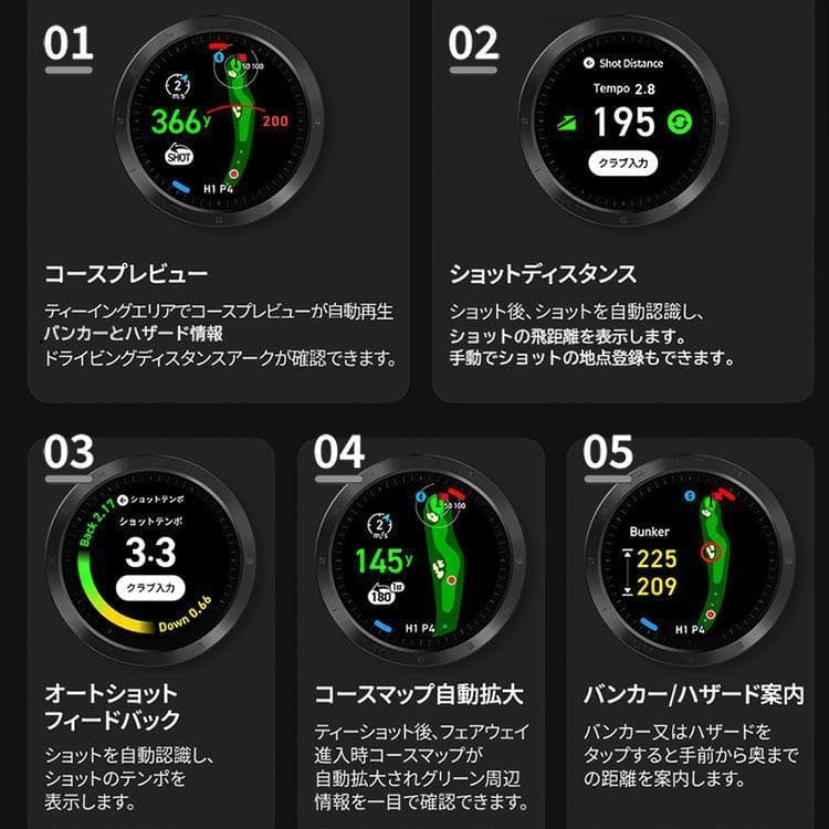 106 腕時計型 ≪ ボイスキャディ T11 PRO ≫voicecaddie