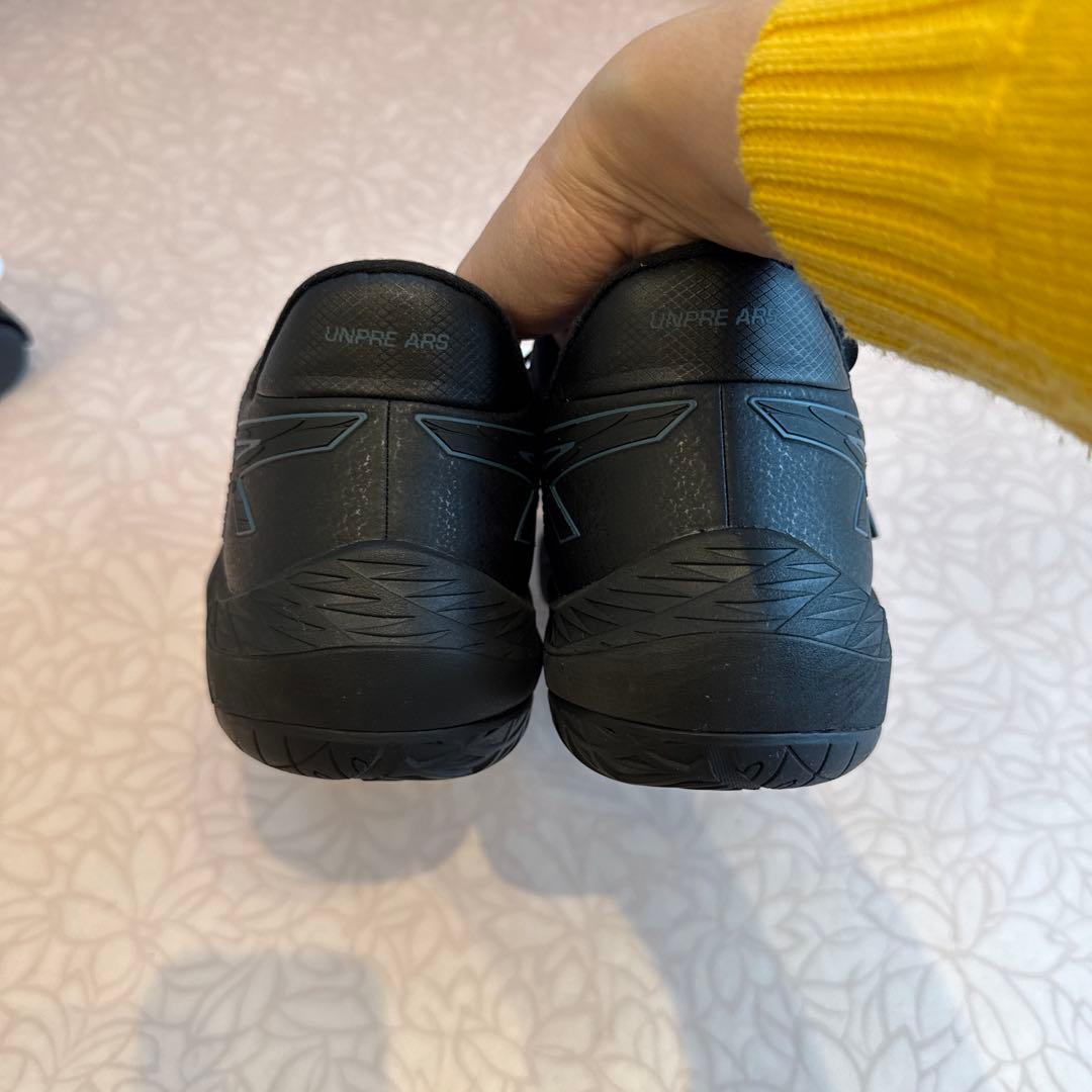 クリーニング済UNPREARS LOW2 asics バッシュ　ブラック29cm
