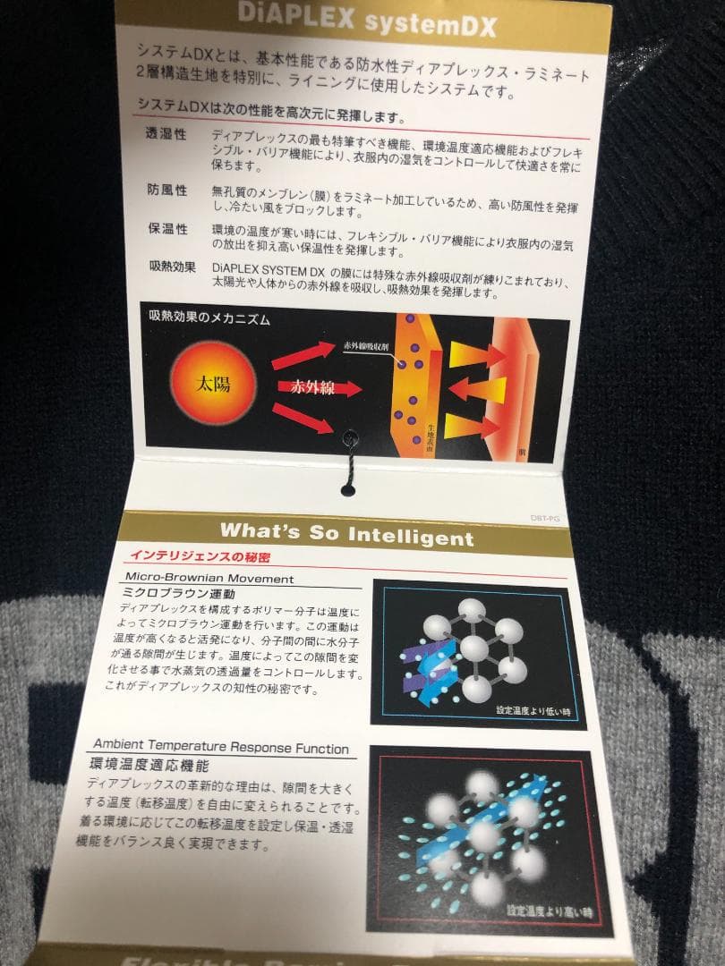 未使用 5万 カシミヤ天竺 DIAPLEX ネイビー 4 M 紺 プルオーバー